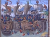 French navy defeated by the English at the Battle of Sluys, 1340